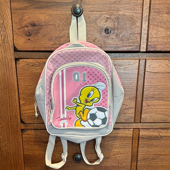 Warner Bros. Handbags - Looney Tunes Warner Bros tweety bird soccer mini backpack bag